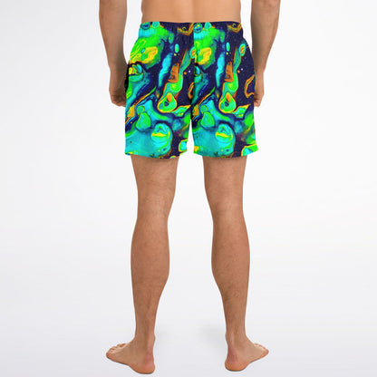 Trippy acid trip Swim Trunks
