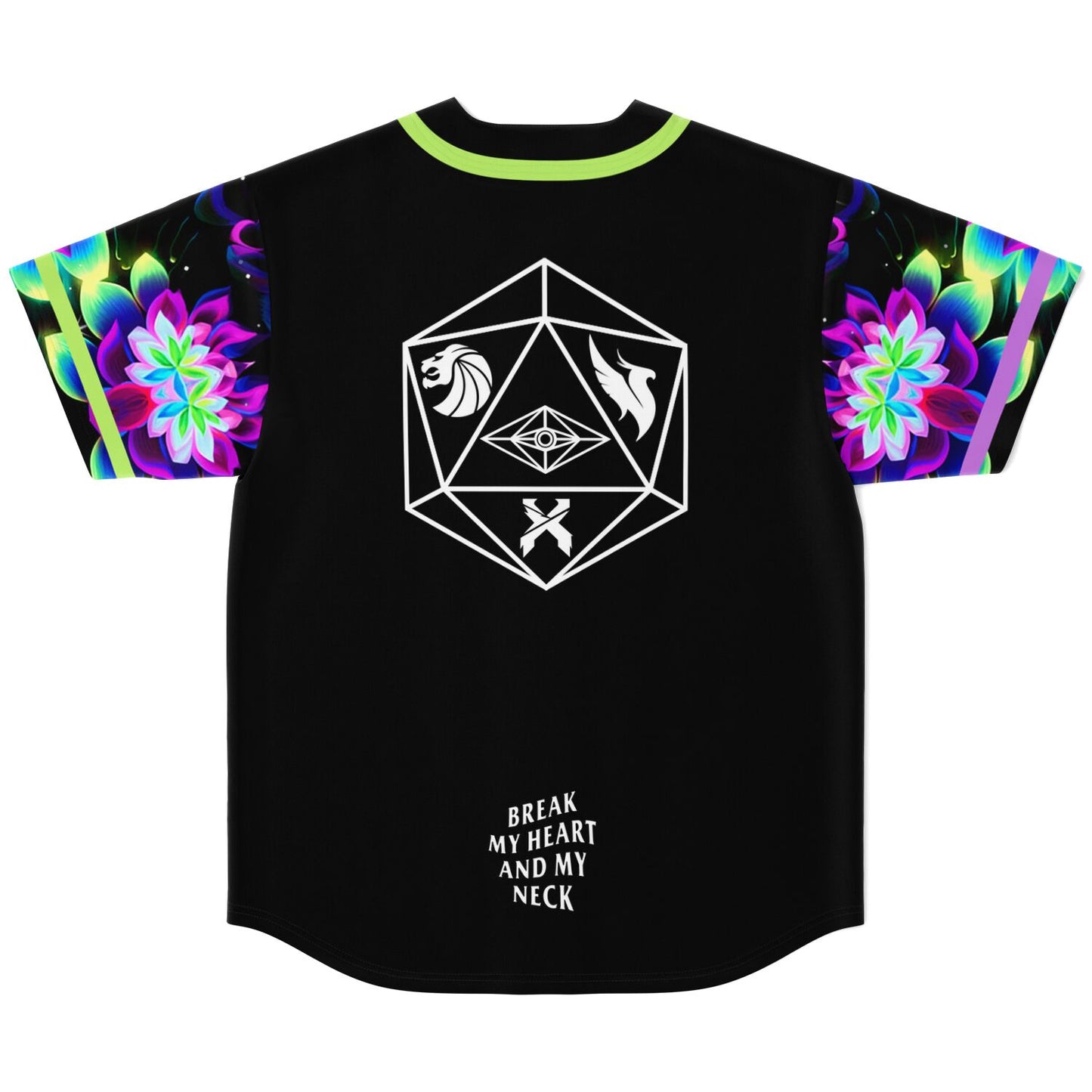 Lotus flowers pattern rave Baseball Jersey
