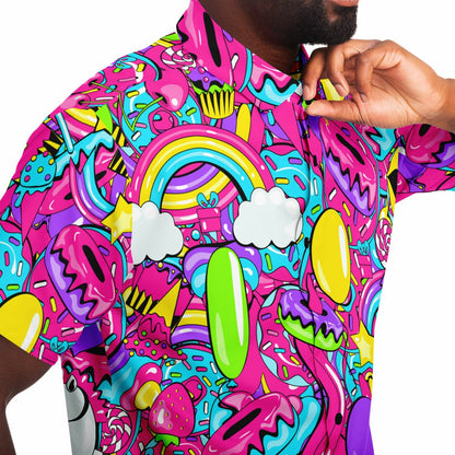 Good vibes Short buttons up shirt
