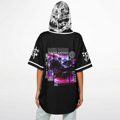 Bass slayer Hooded Baseball Jersey
