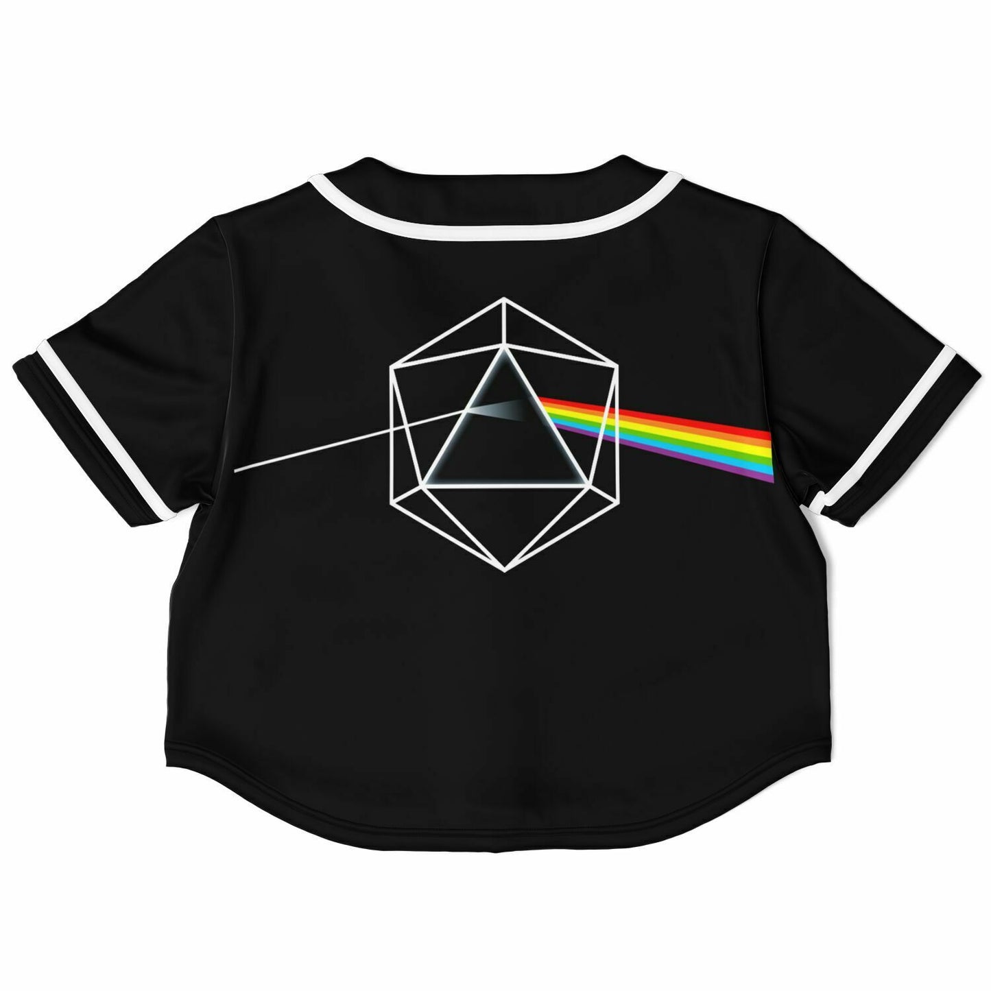 Odesza x pink floyd Cropped Baseball Jersey