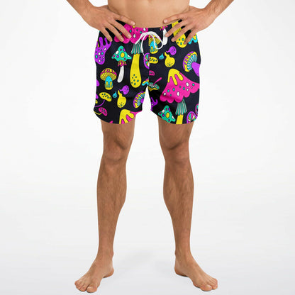 Acid Mushrooms Swim Trunks