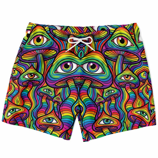 Trippy eyes Swim Trunks Men