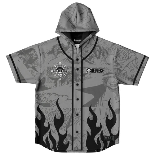 Four sea emperors Hooded Baseball Jersey