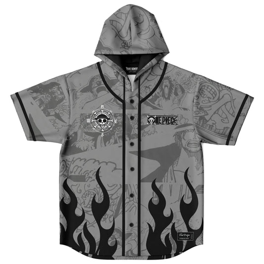 Four sea emperors Hooded Baseball Jersey