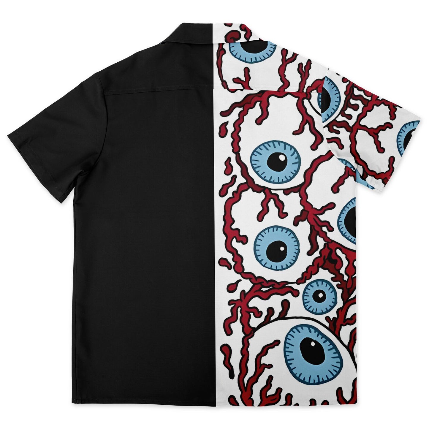 Trippy eyes buttons up shirt copy
