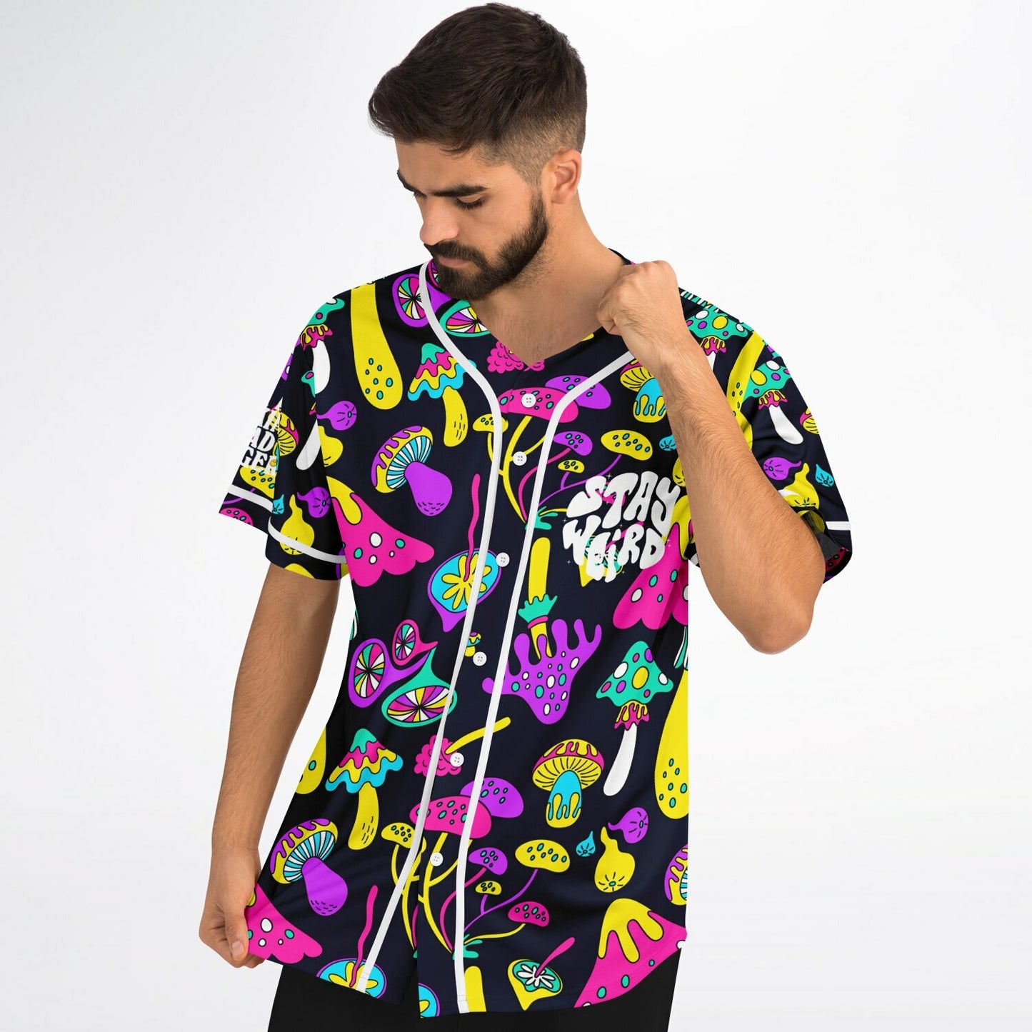 Acid Mushrooms Baseball Jersey