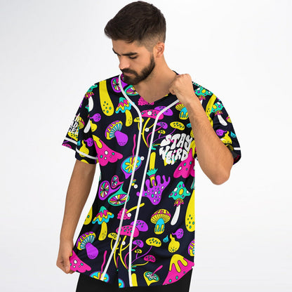 Acid Mushrooms Baseball Jersey