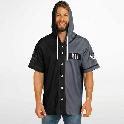 Braydon custom Hooded Baseball Jersey
