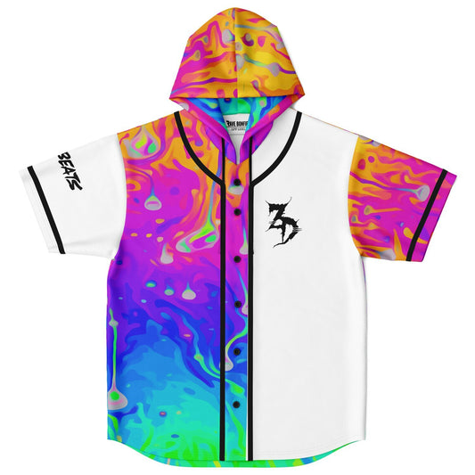 KG custom Hooded Baseball Jersey