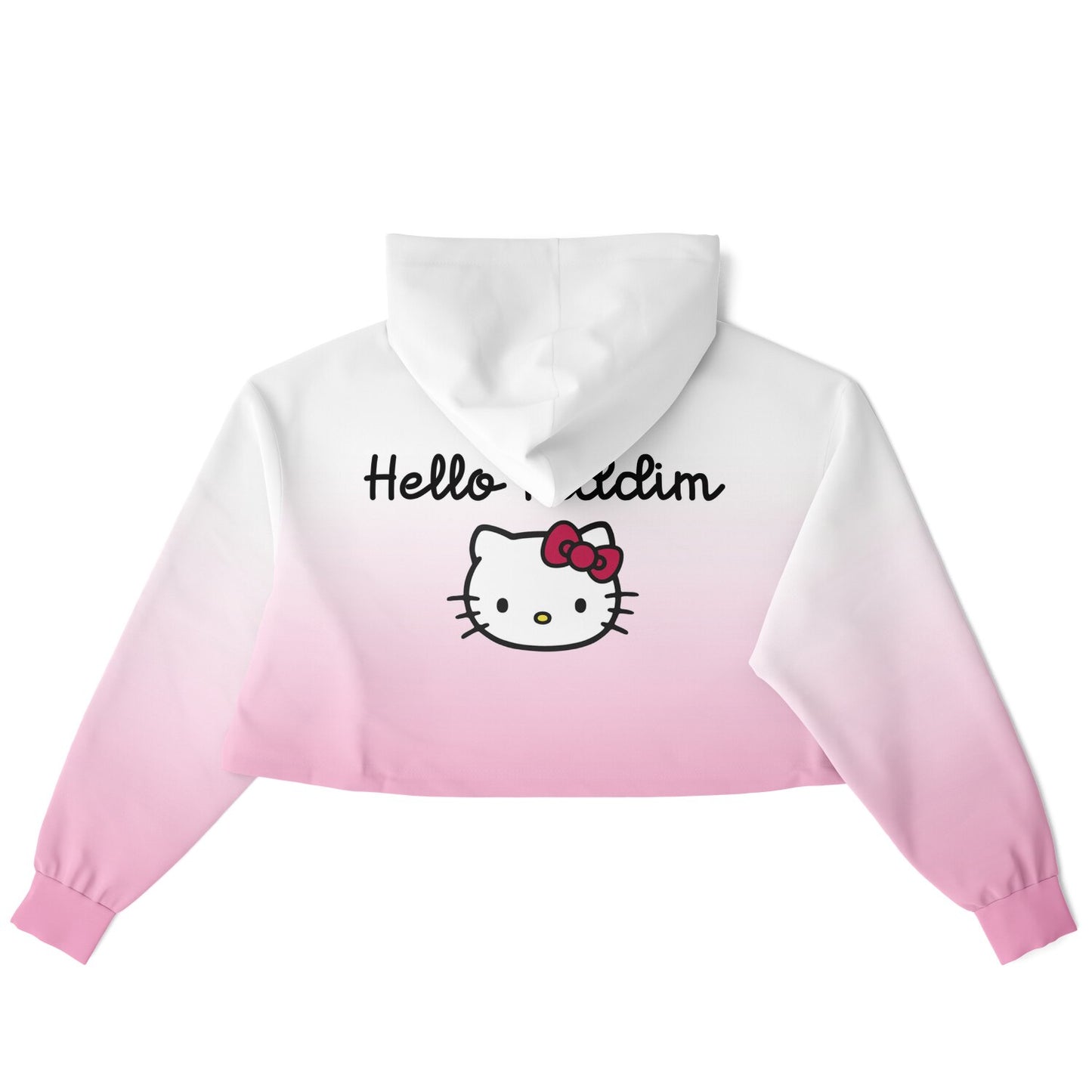 Hello Riddim Cropped Hoodie