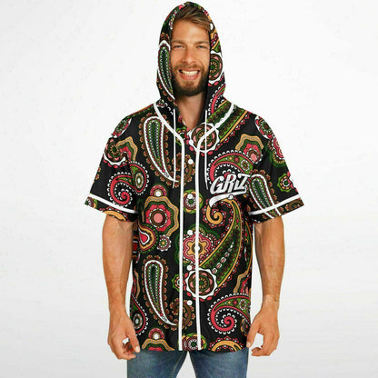 Show love spread love Hooded Baseball Jersey