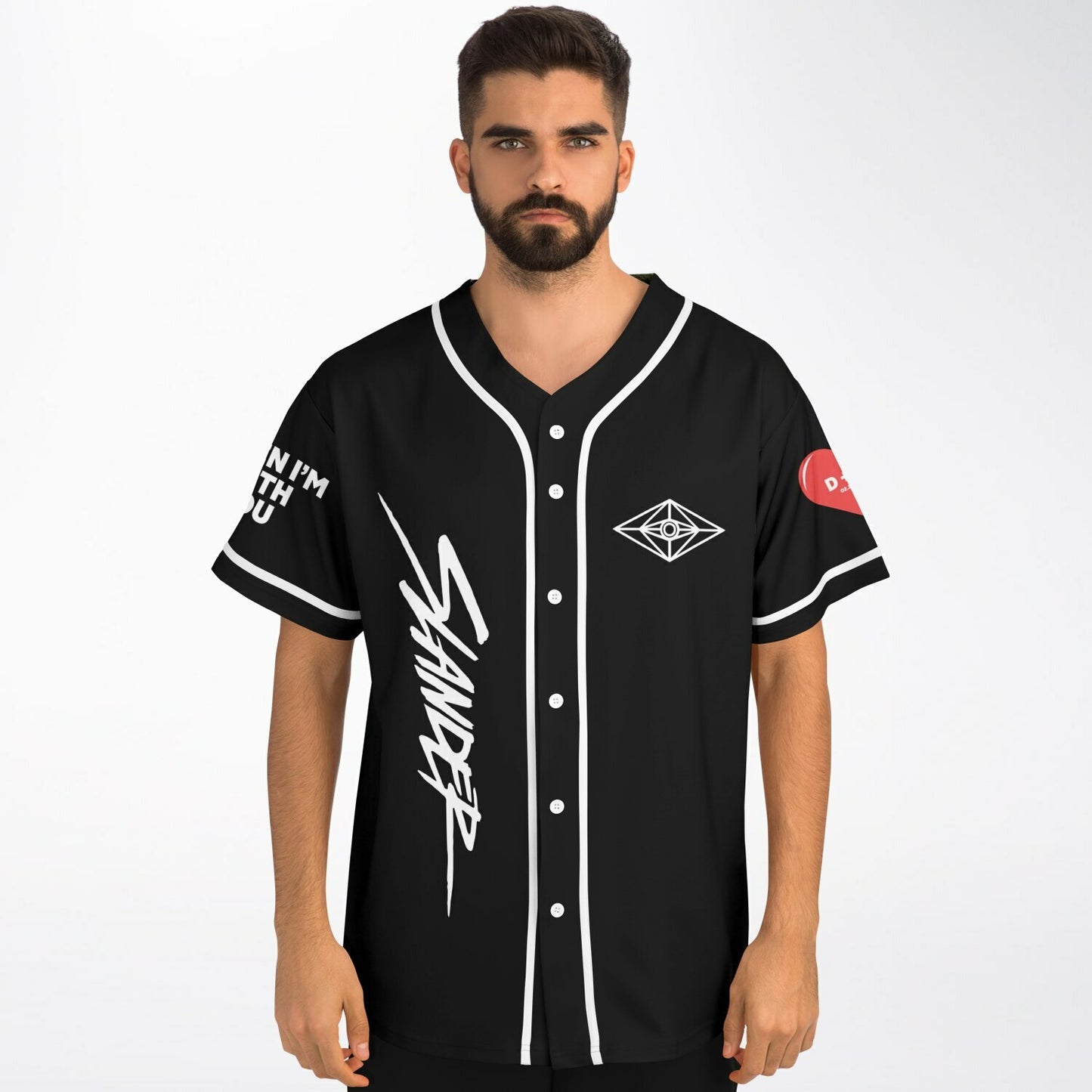 D+A custom Baseball Jersey