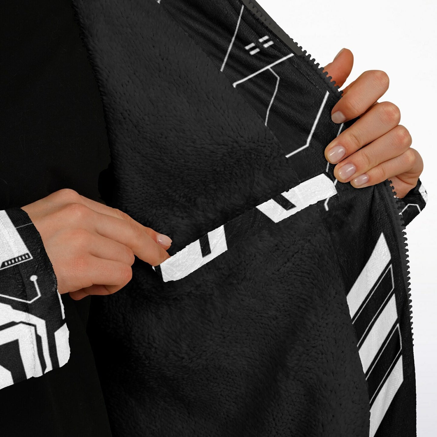 Cyber Zipper Cloak