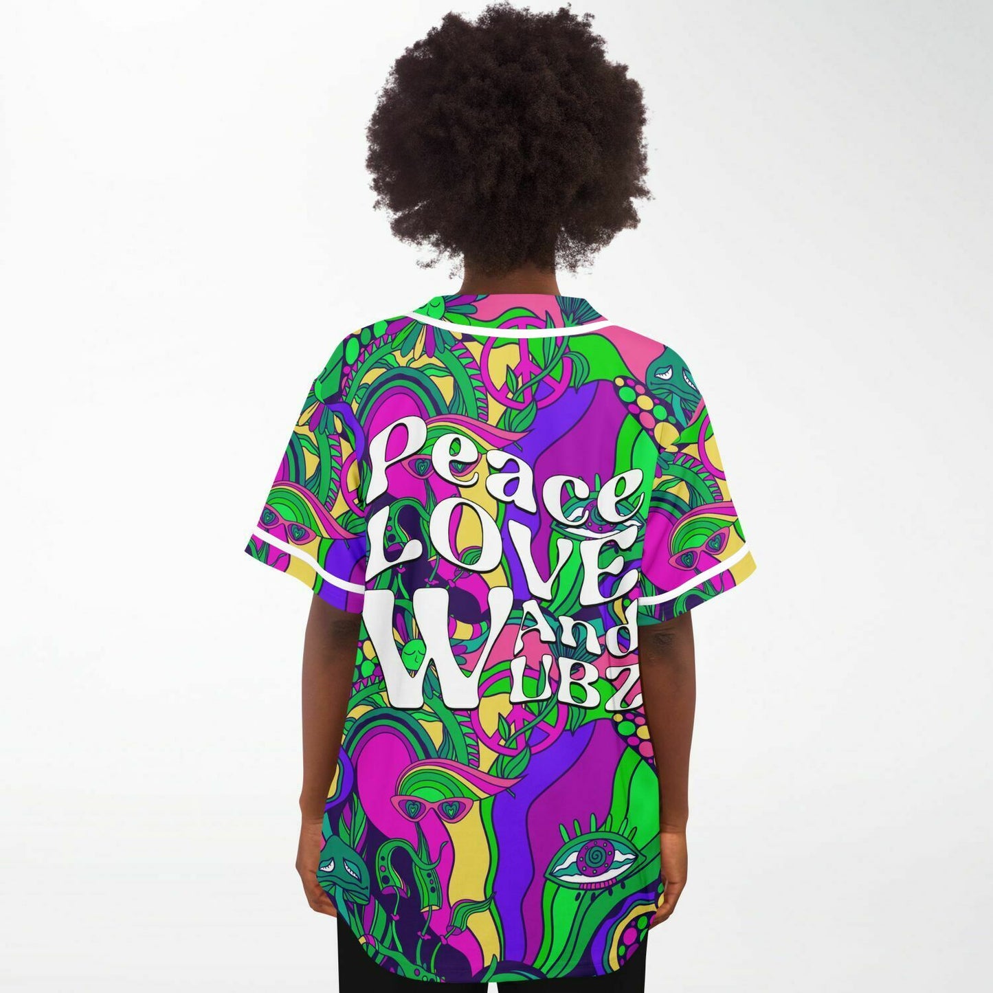 Peace love and wubz Baseball Jersey