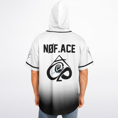 Noface custom Hooded Baseball Jersey