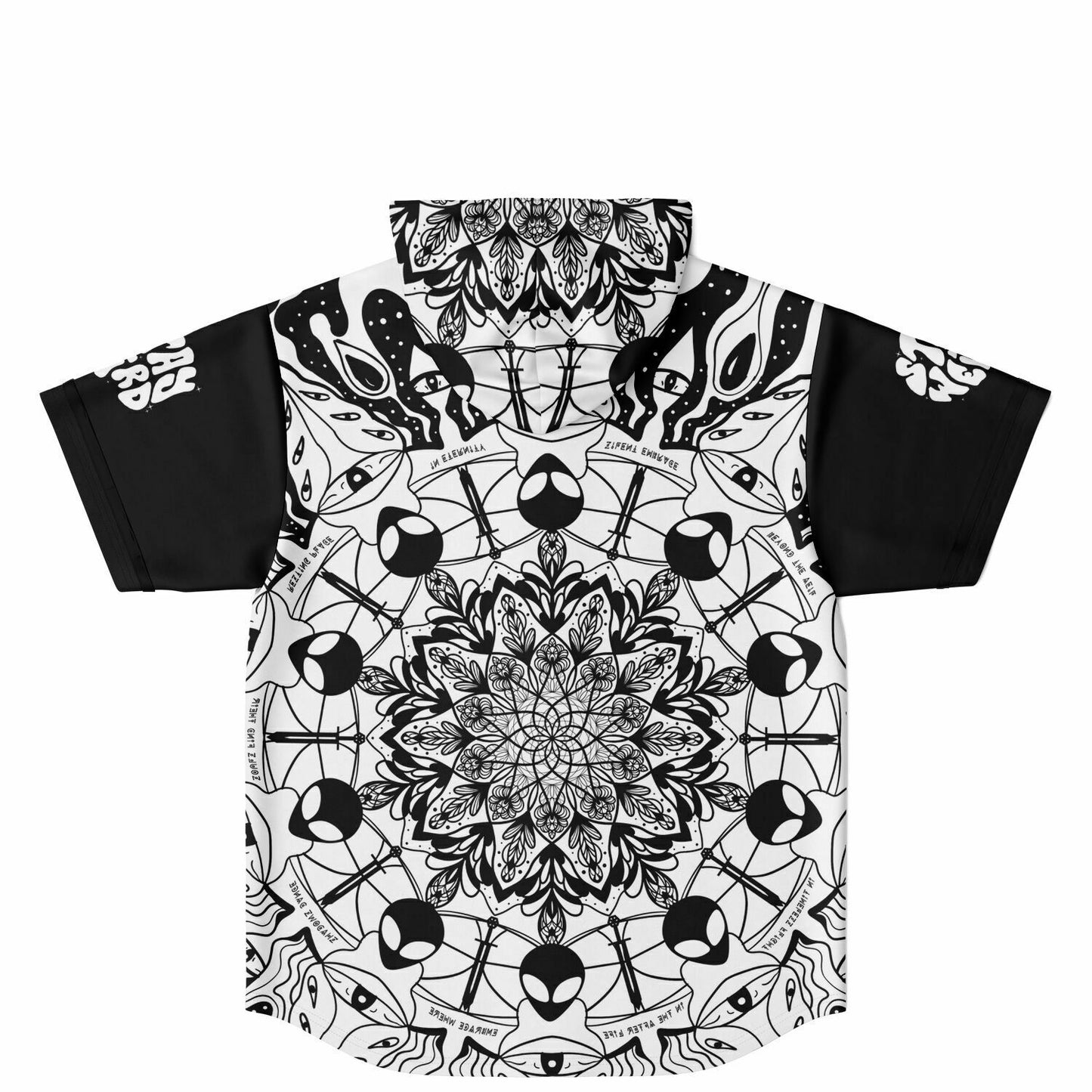 Stay Weird Hooded Baseball Jersey