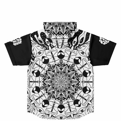 Stay Weird Hooded Baseball Jersey