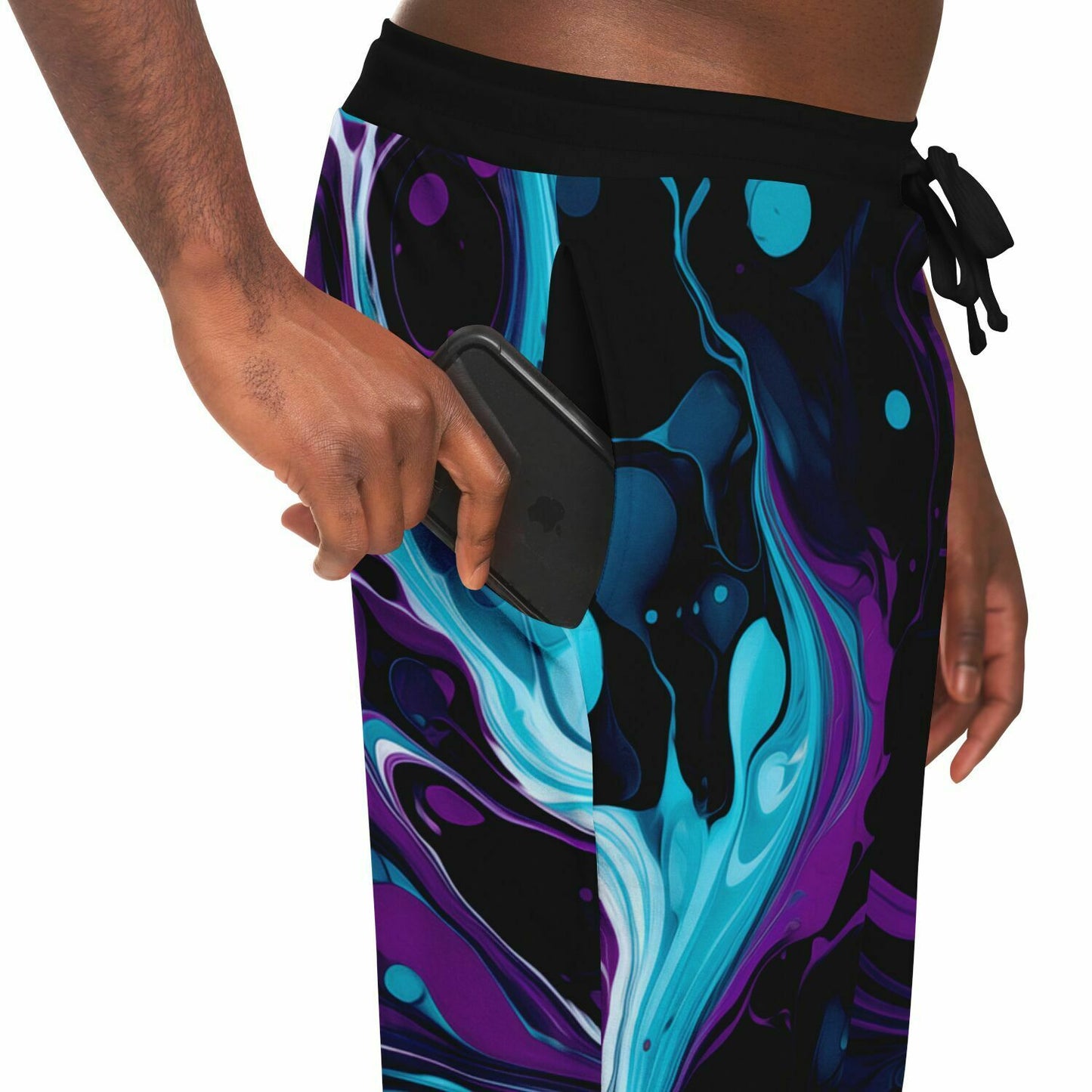 Purple Marbled Jogger