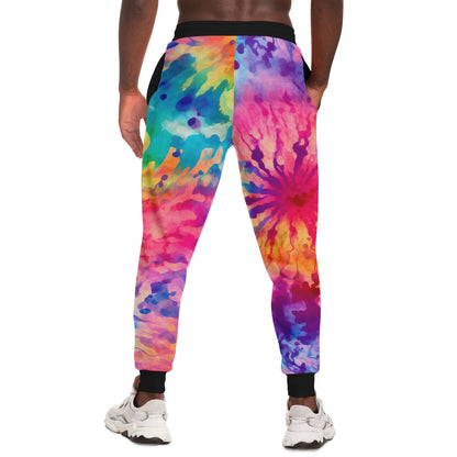 Colorful Tie Dye splatter Jogger