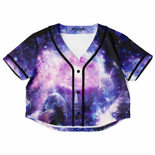 Humanity  cropped baseball jersey