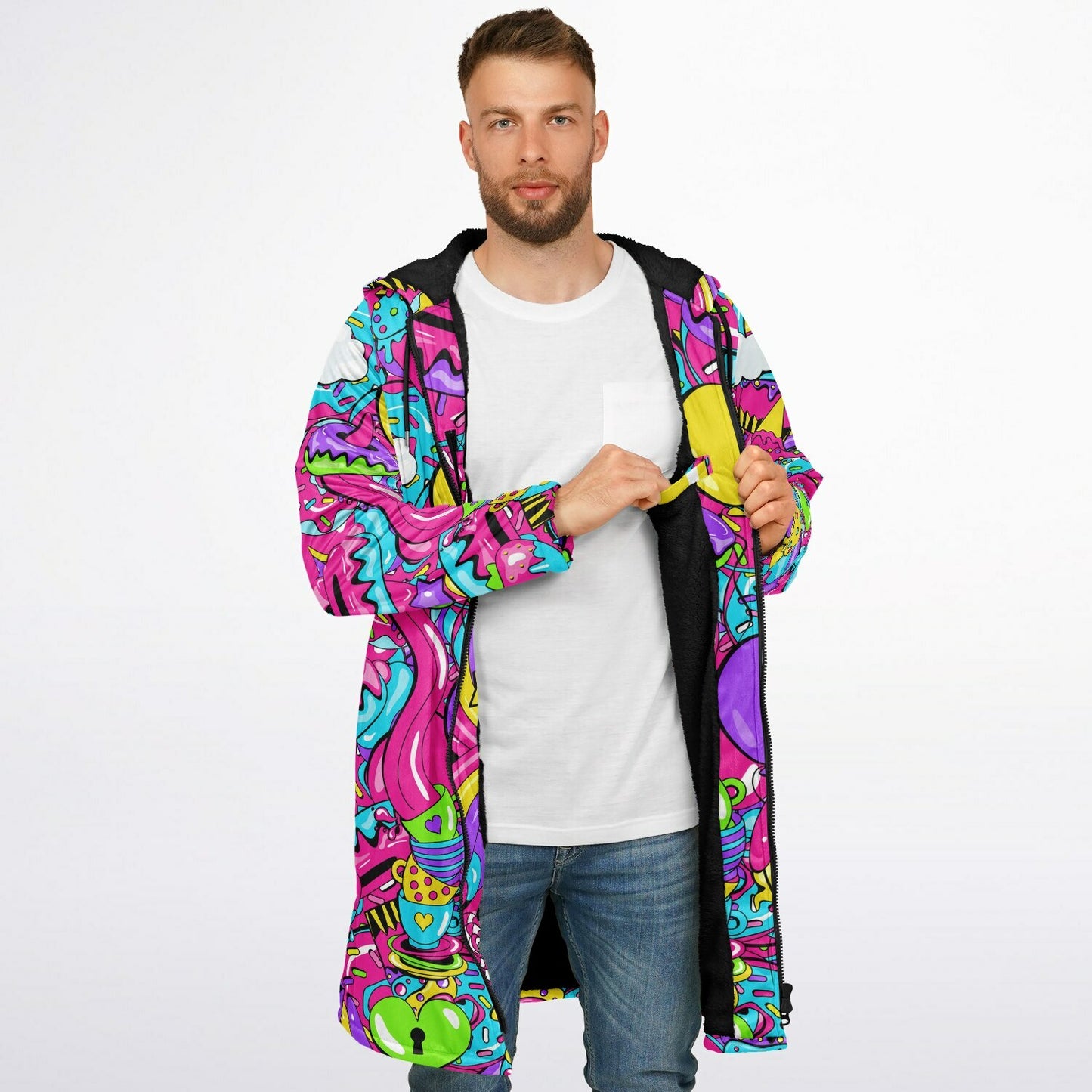 Good vibe Zipper Cloak