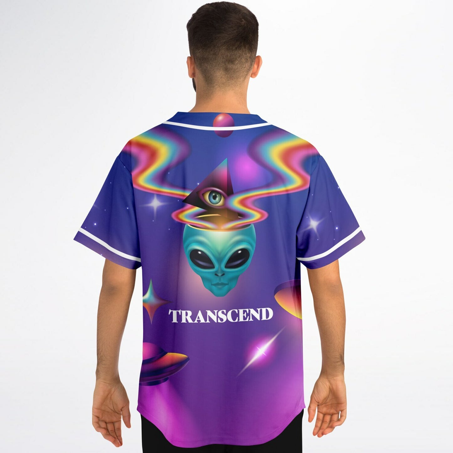 transcend custom Baseball Jersey