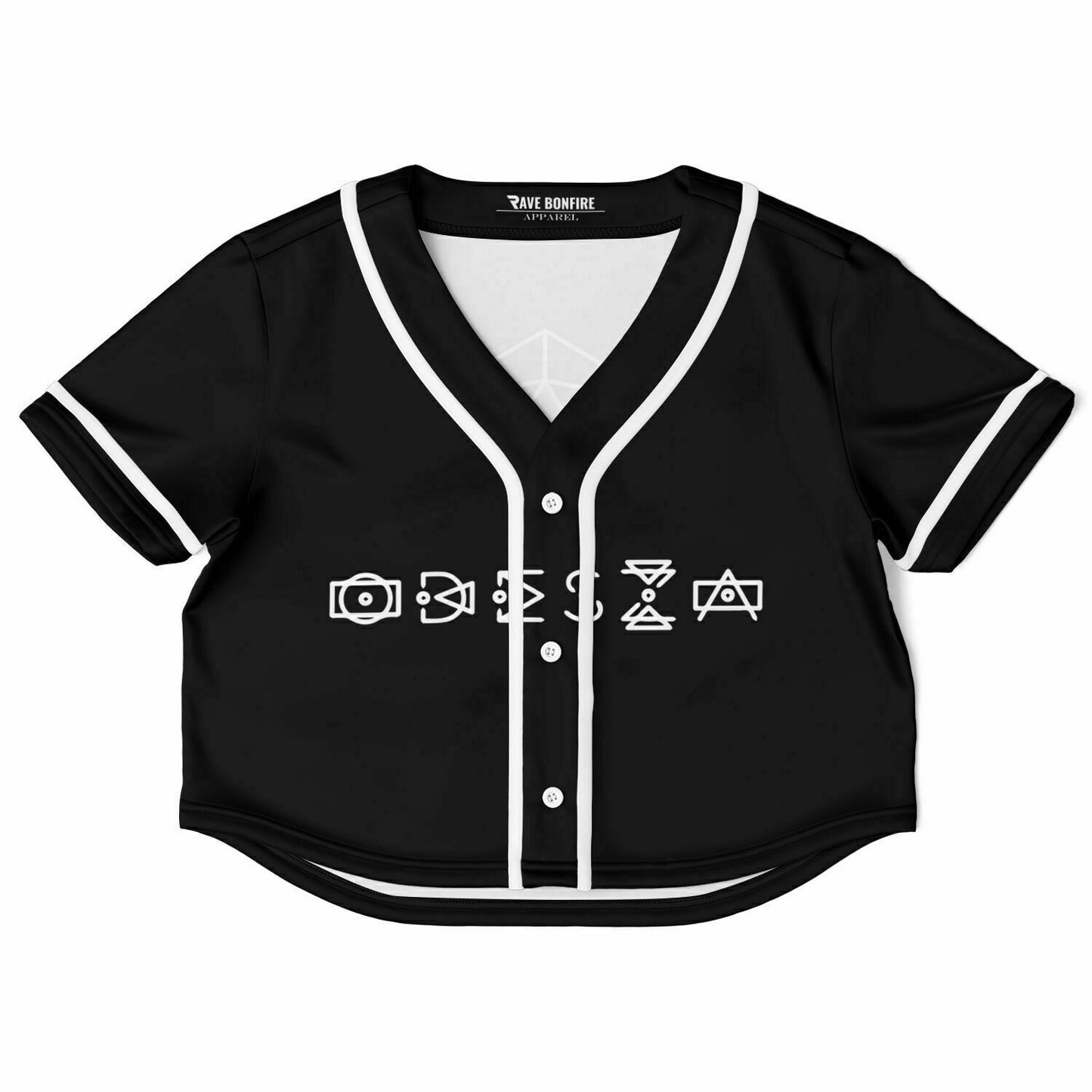 Odesza x pink floyd Cropped Baseball Jersey