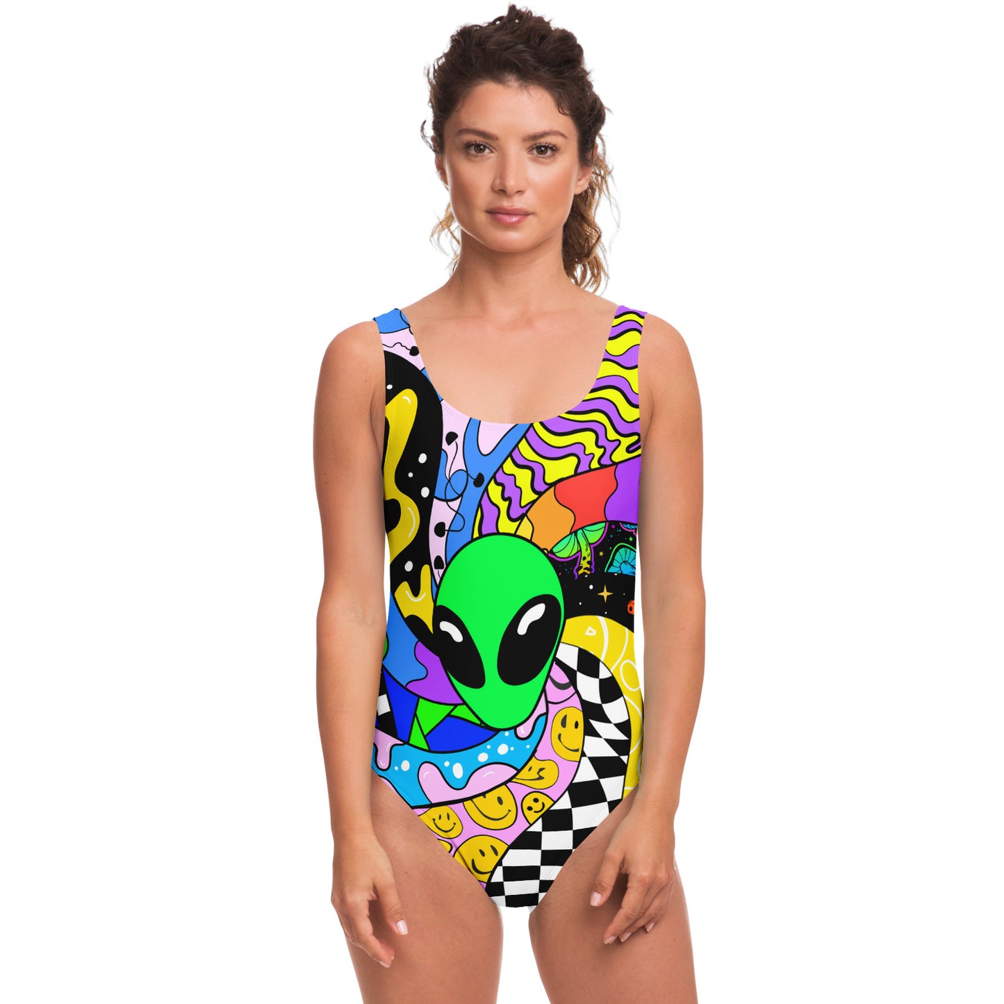 Radiant trippy Rave Bodysuit