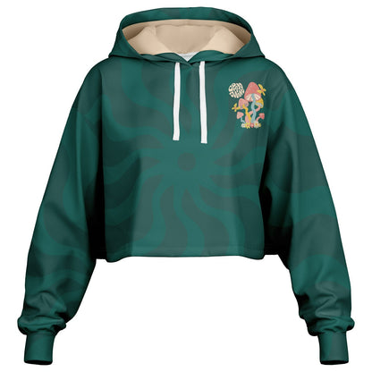 Open Mind cropped hoodie