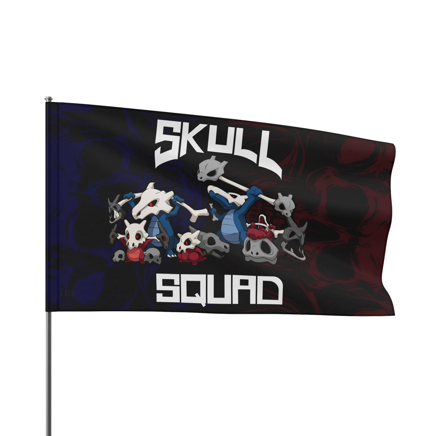 Skull squad custom Flag