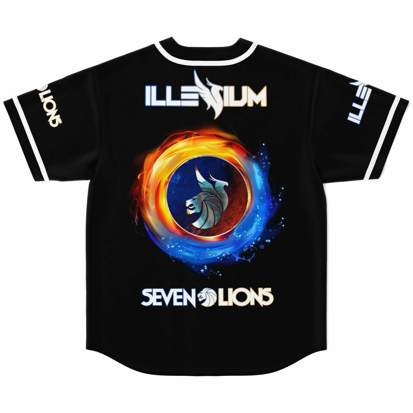 Edwin F Baseball Jersey (Fire and water)