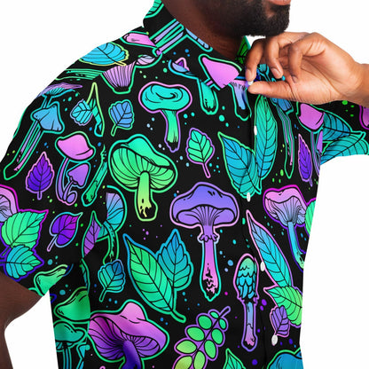 Mushrooms buttons up shirt