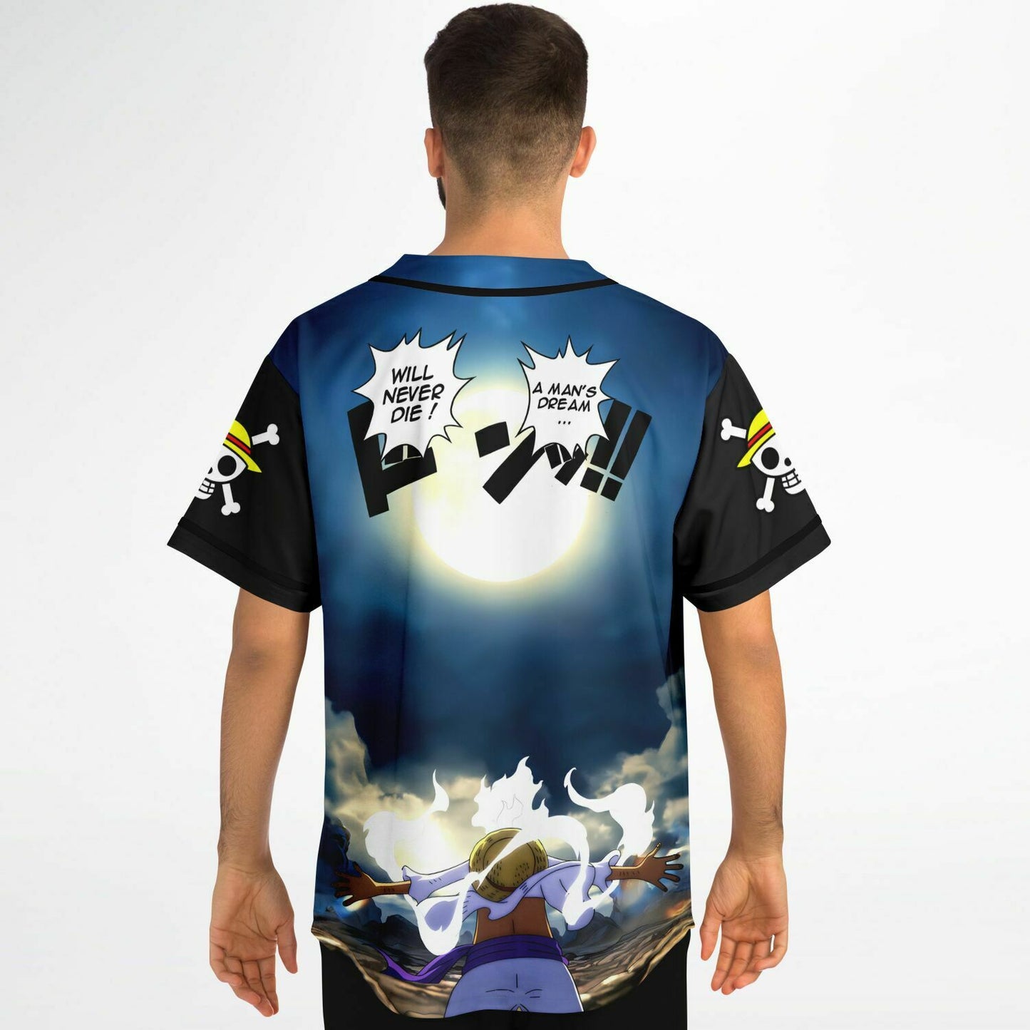 a man's dream never die Baseball Jersey