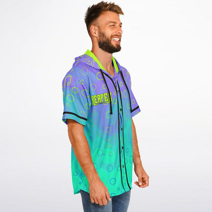 Forrest custom Hooded Baseball Jersey
