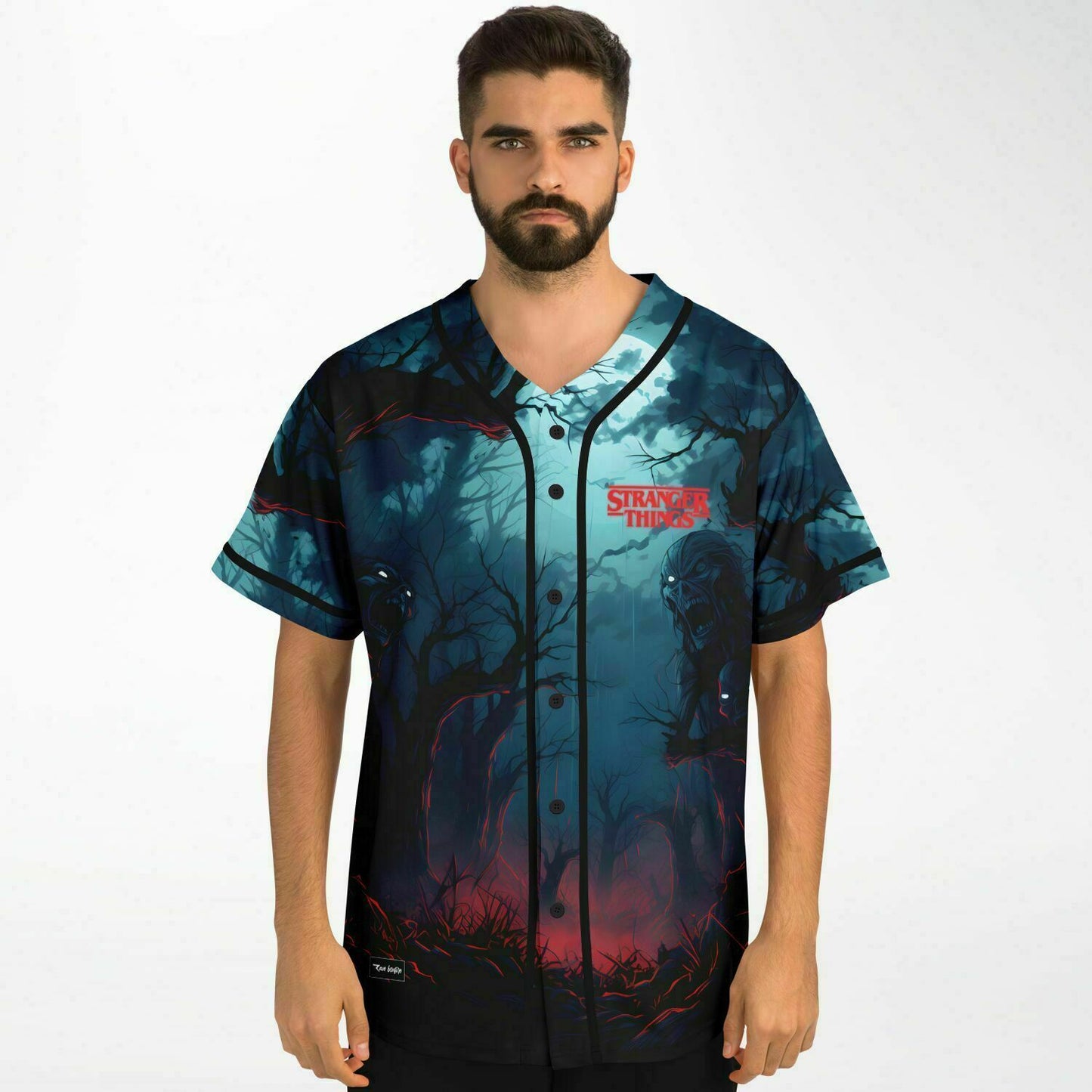 Stranger things Halloween Baseball Jersey