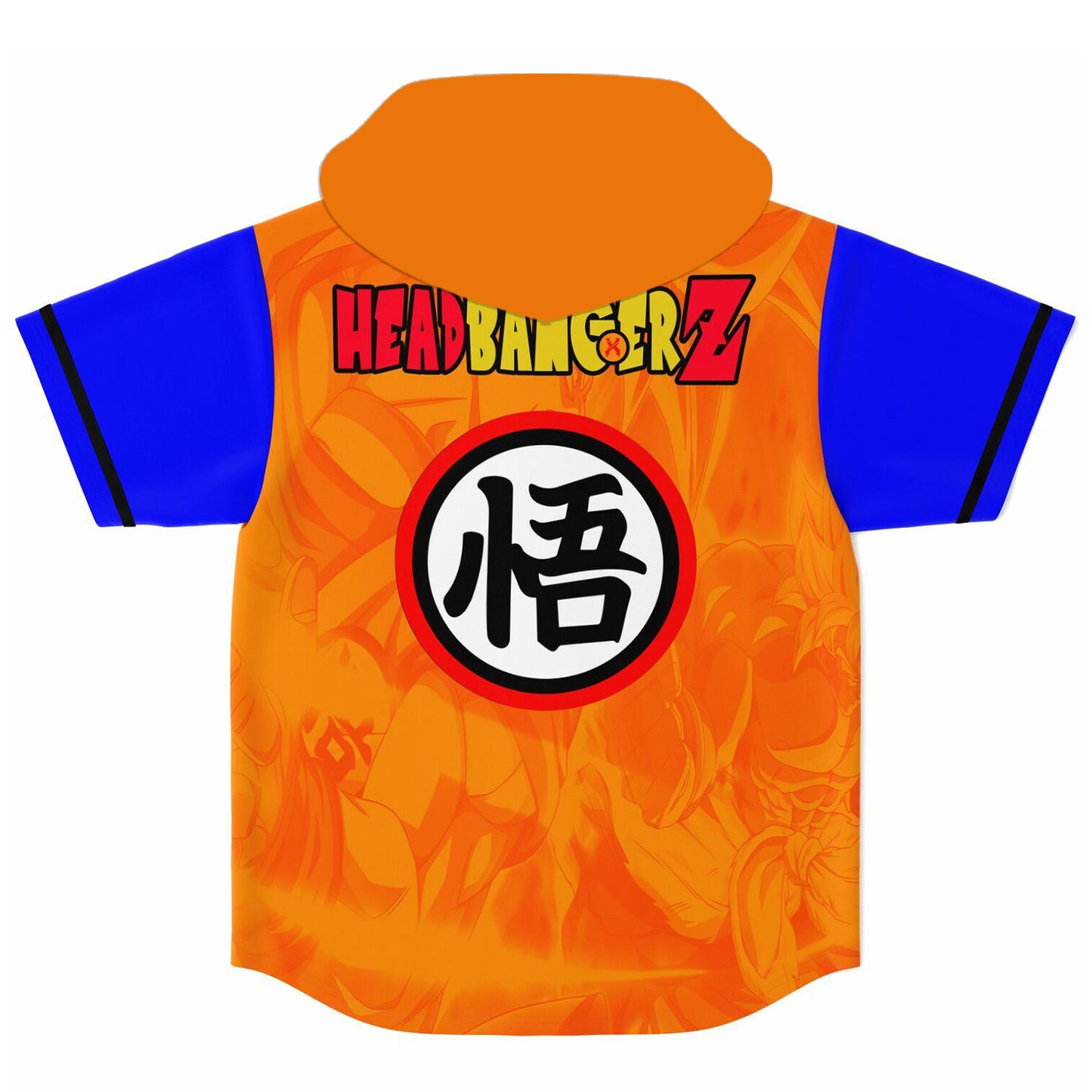 Headbangerz Hooded baseball jersey