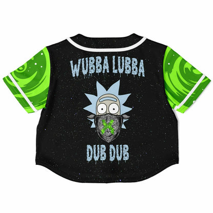 Babe Bows Cropped Baseball Jersey