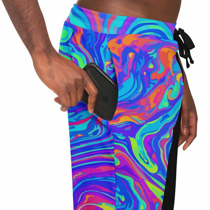 neon Liquid dripping smiley jogger newww