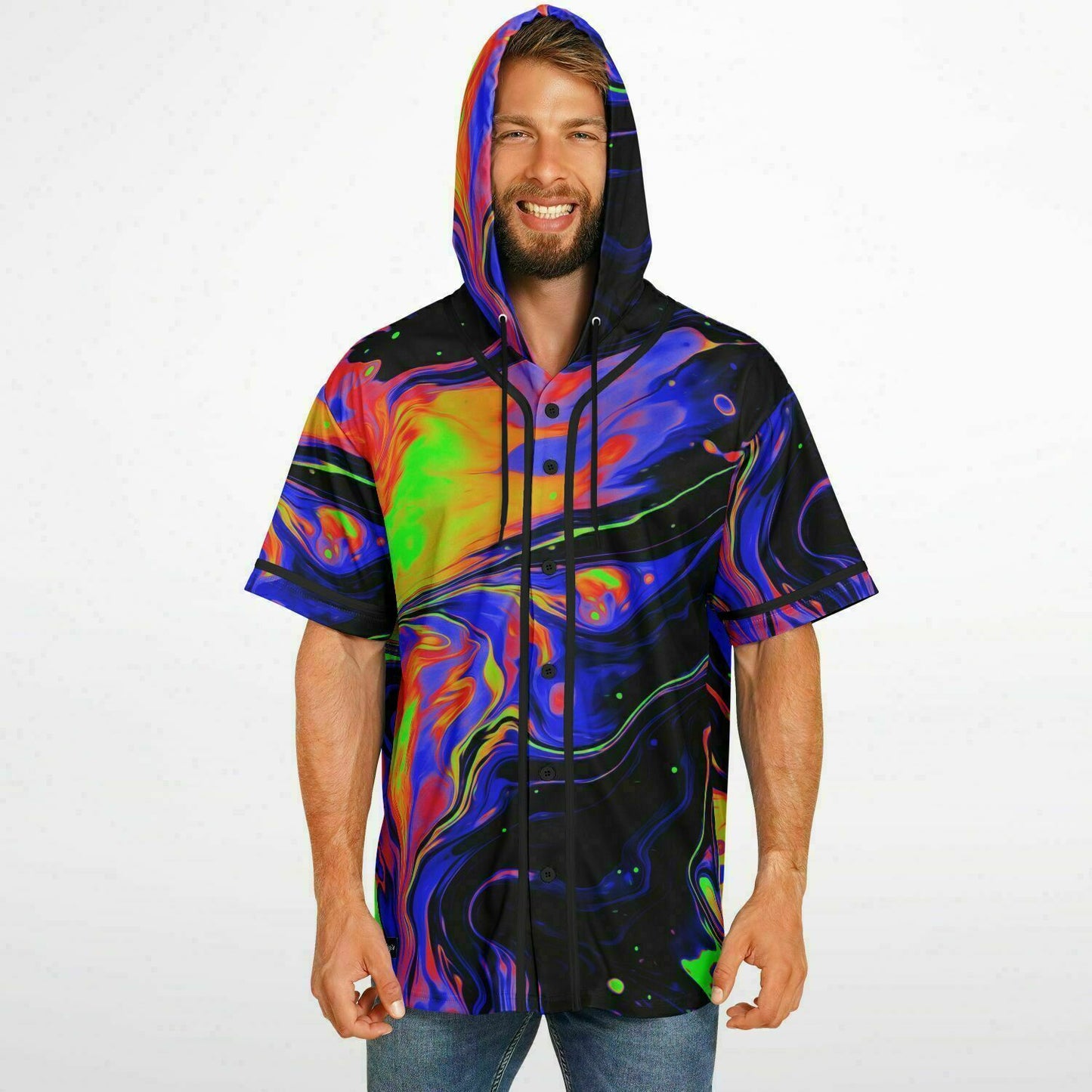 It's all about house Music Hooded Baseball Jersey