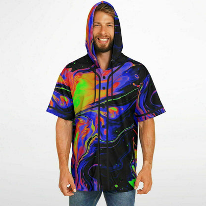 It's all about house Music Hooded Baseball Jersey