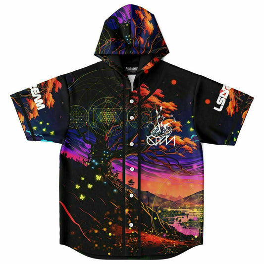 Ganja X Lsdream Hooded Baseball Jersey