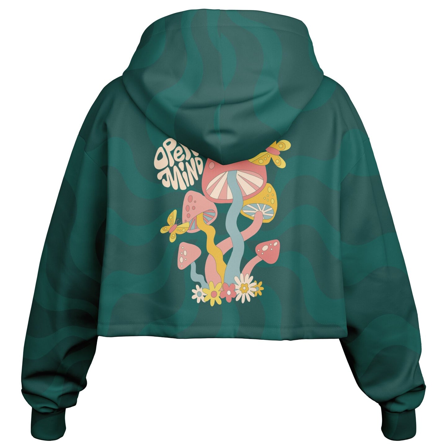 Open Mind cropped hoodie