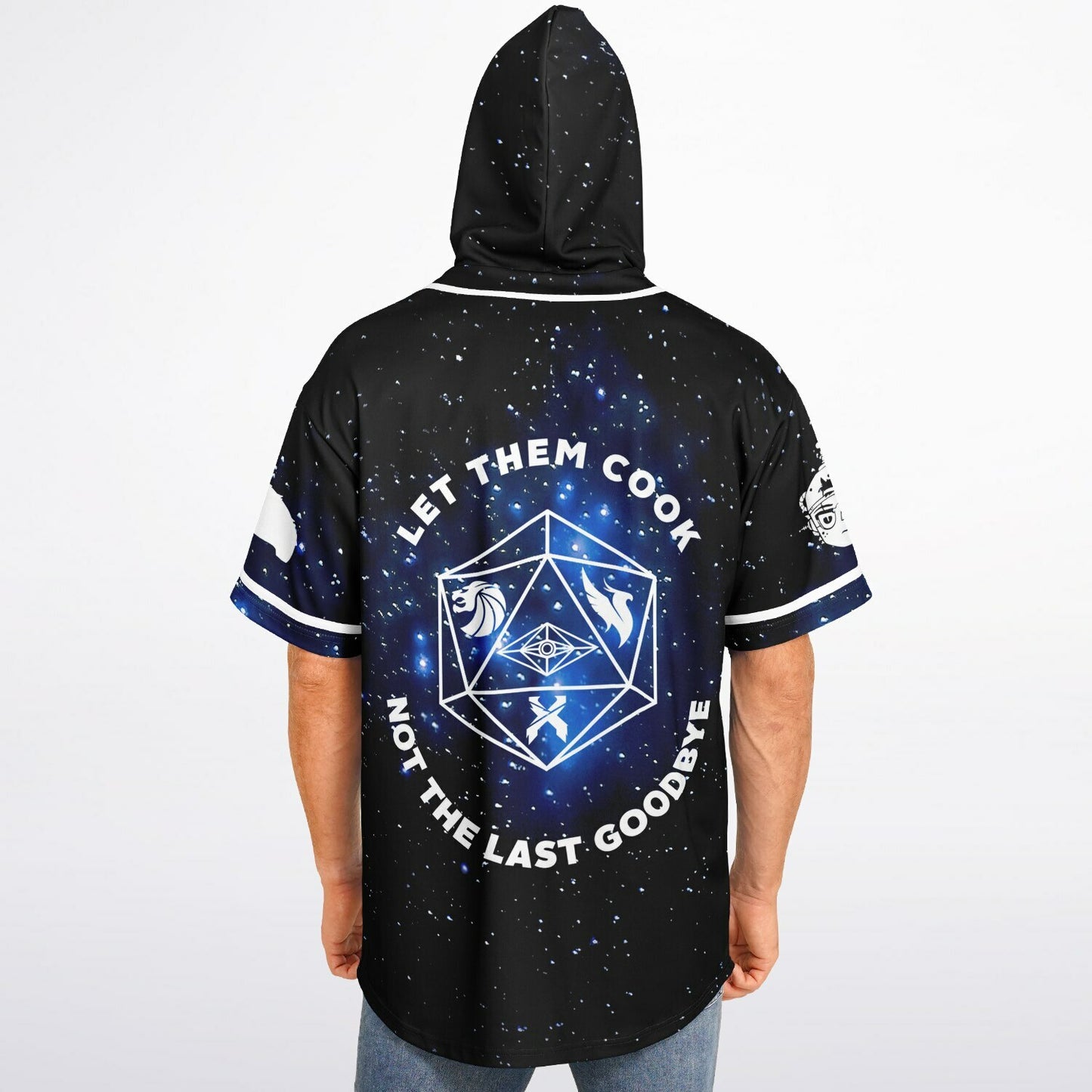 Todd custom Hooded Baseball Jersey