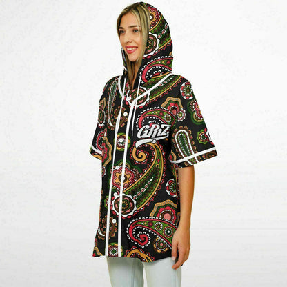 Show love spread love Hooded Baseball Jersey