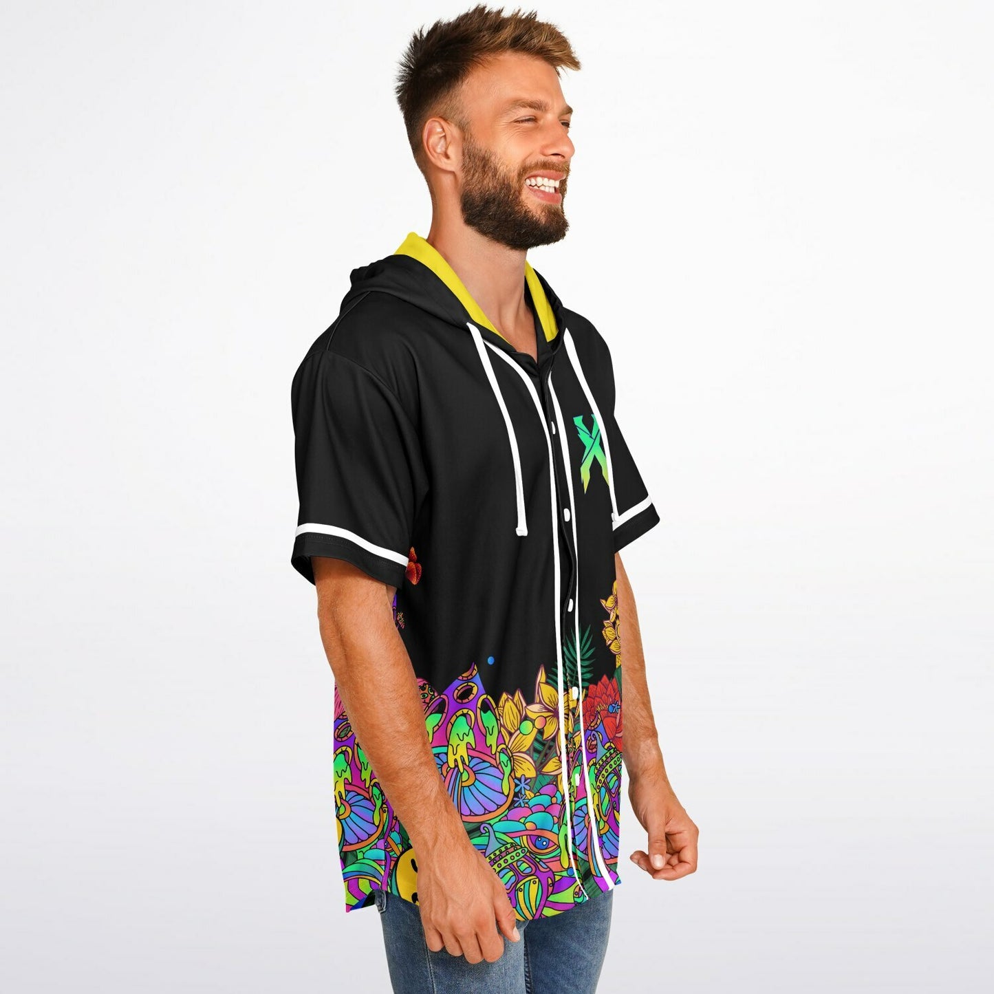 Joye custom Hooded Baseball Jersey