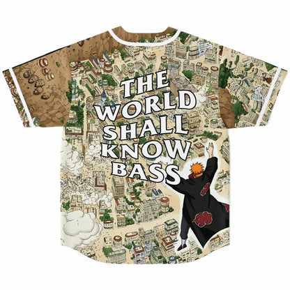 This world shall know bass Baseball Jersey