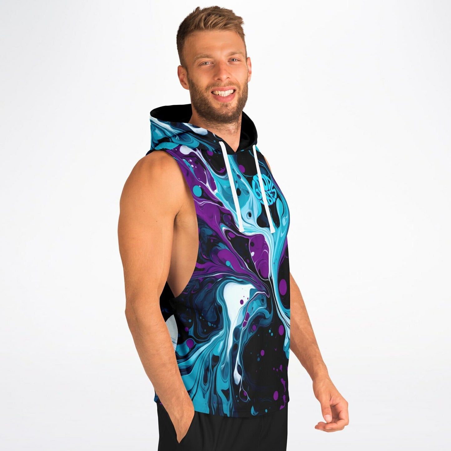 Good Vibes Sleevless Hoodie