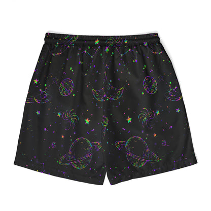 Colorful galaxy Swim Shorts (Printify)