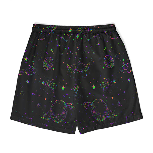 Colorful galaxy Swim Shorts (Printify)